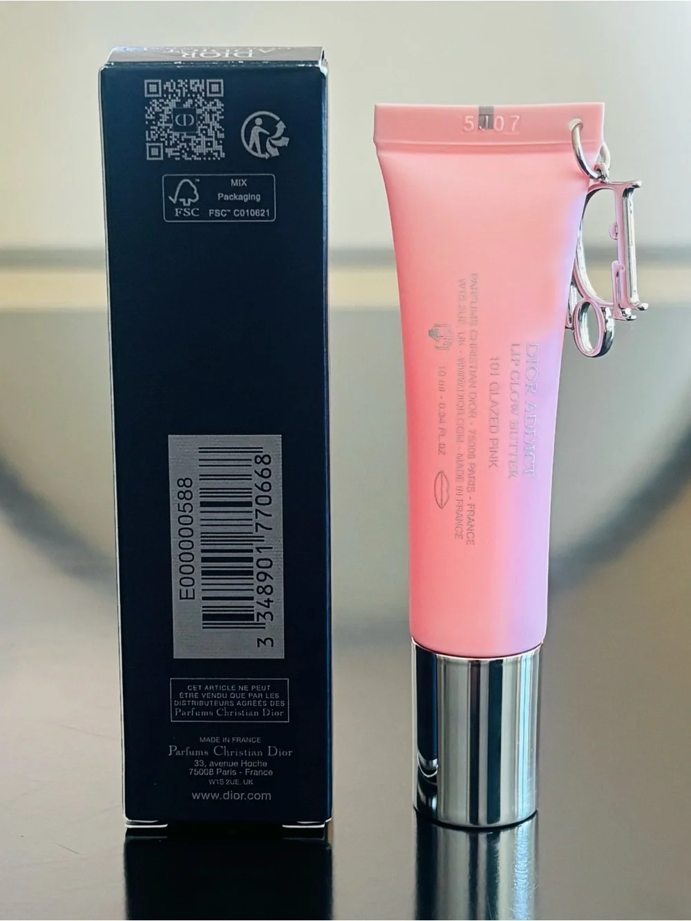 Dior Addict Lip Glow Butter 101 Glazed Pink